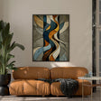 Textured Rhythmic Curves | Warm Tones