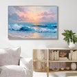 Textured Coastal Sunrise | Blue Gold