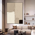 Textured Cracked Layers | Beige Black