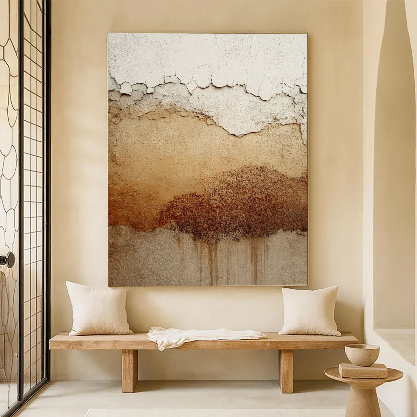 Textured Sandy Crackle | Earthy Patina
