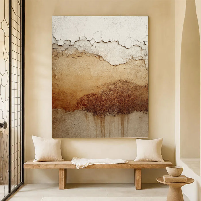 Textured Sandy Crackle | Earthy Patina