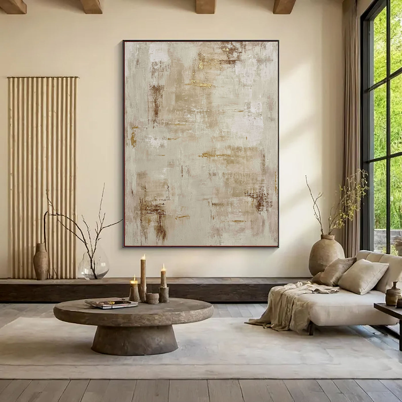 Textured Gilded Whisper | Neutral Gold