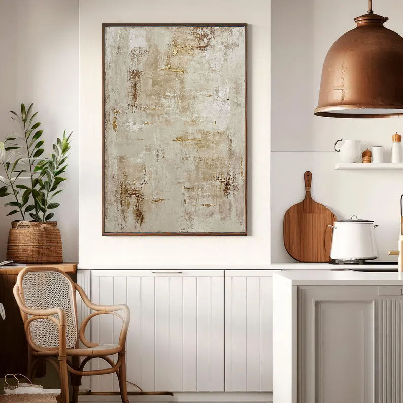 Textured Gilded Whisper | Neutral Gold
