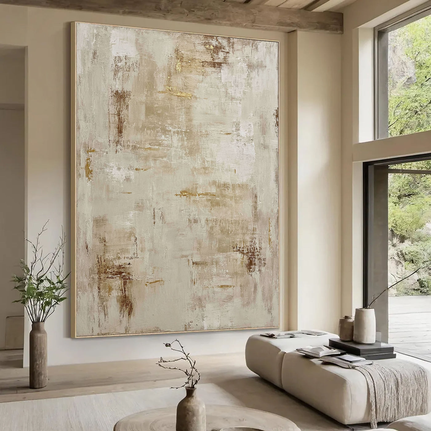 Textured Gilded Whisper | Neutral Gold
