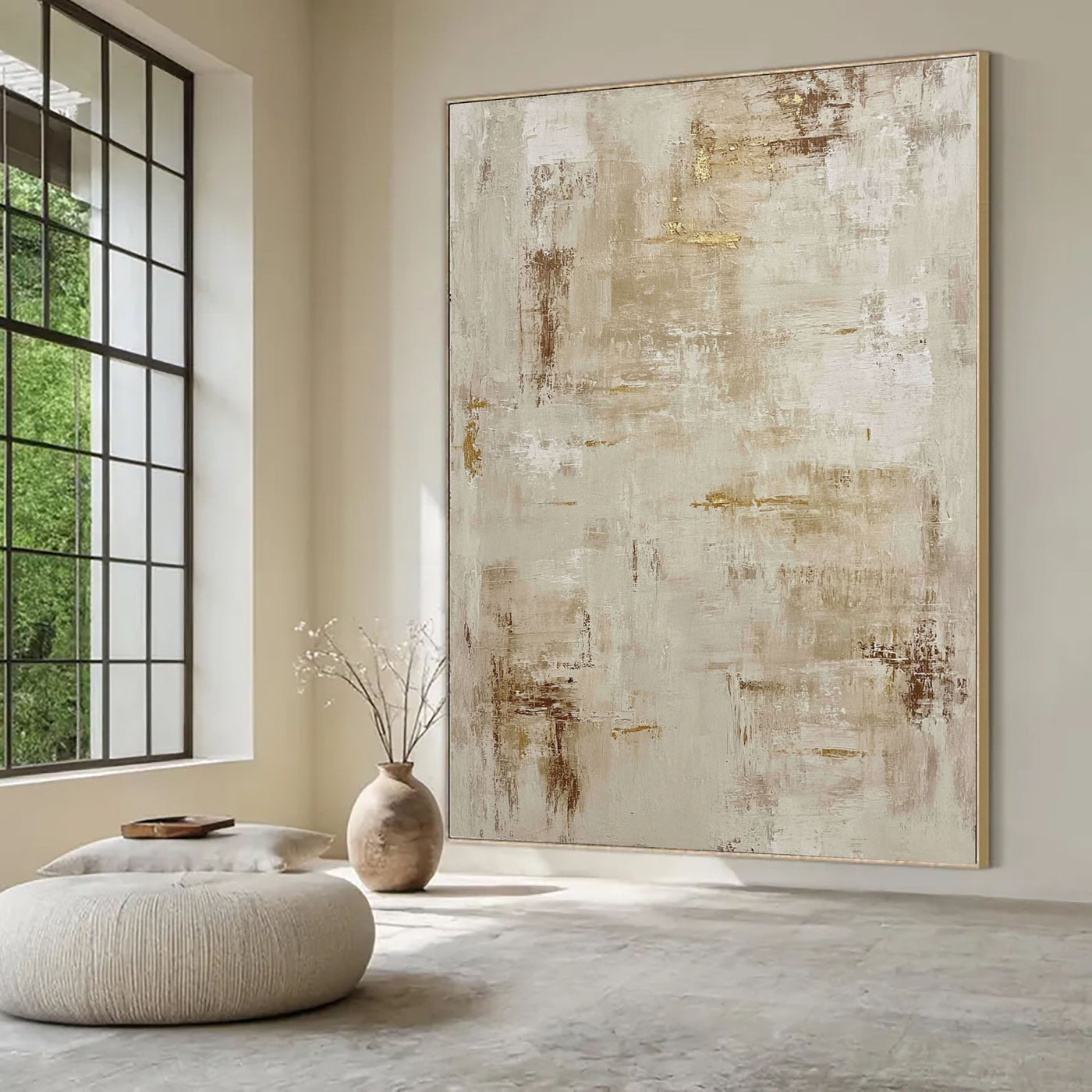 Textured Gilded Whisper | Neutral Gold