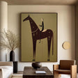 Textured Equine Serenity | Ornate Steed