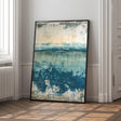 Textured Coastal Serenity | Blue Horizon