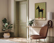 Textured Whimsical Equine | Reclining Rider
