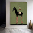 Textured Macabre Equine | Skeletal Rider