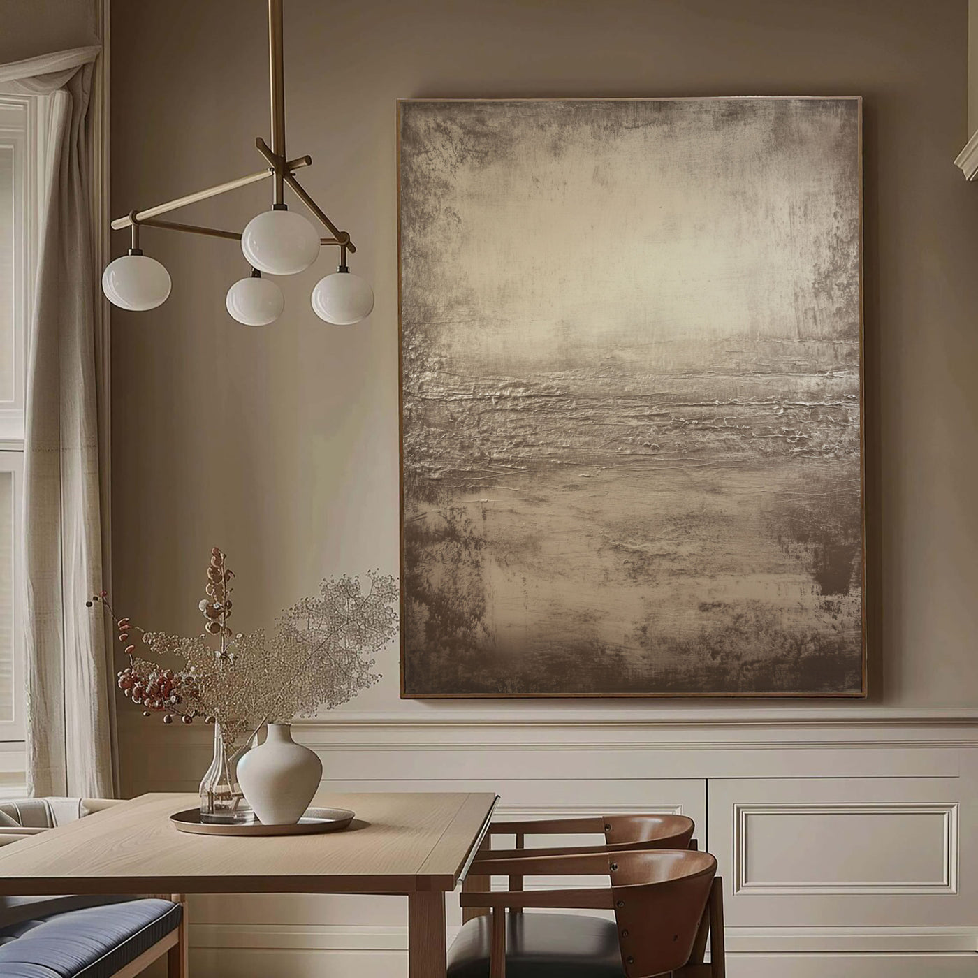 Textured Gilded Whisper | Neutral Gold