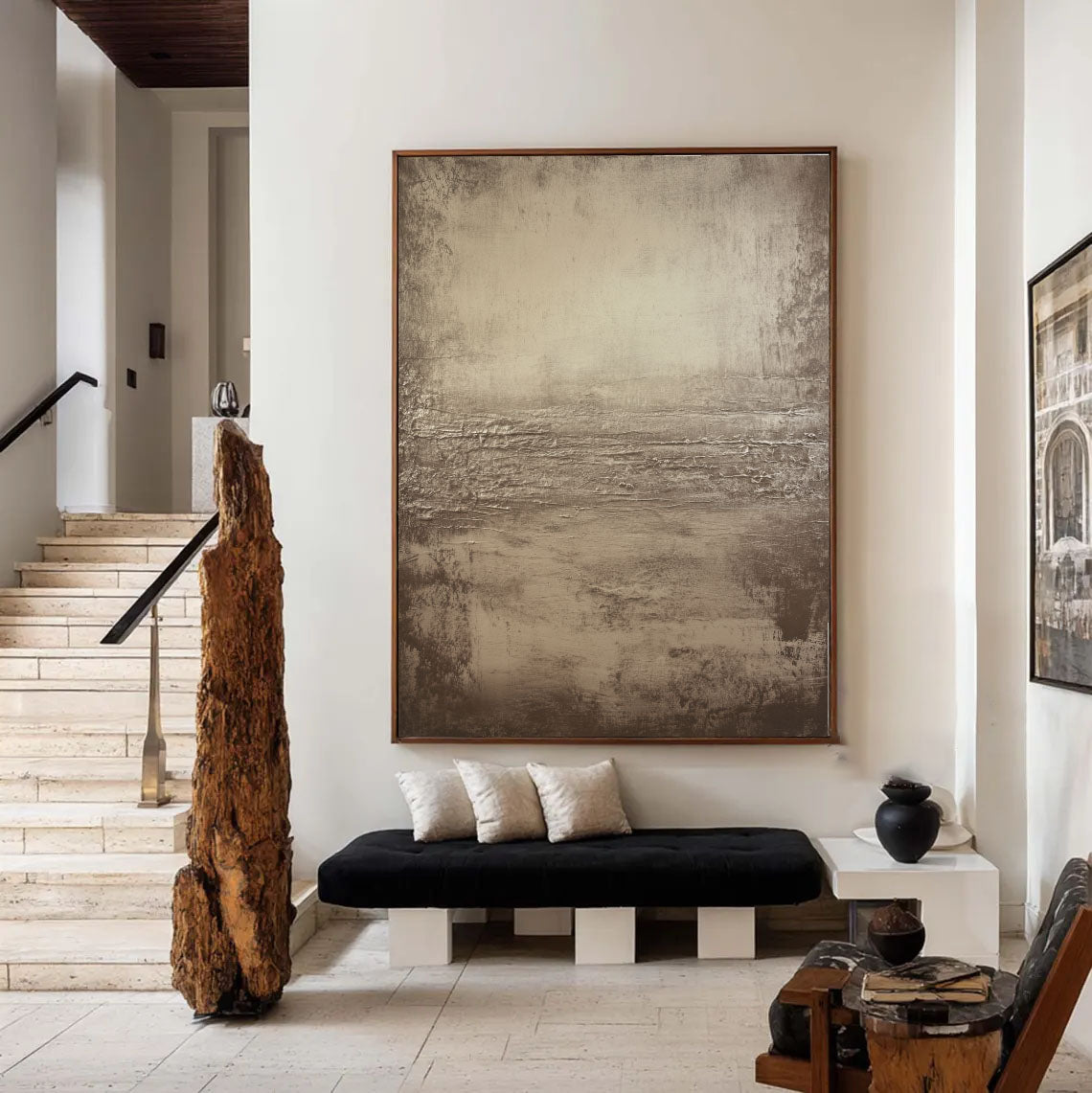 Textured Gilded Whisper | Neutral Gold