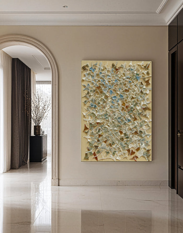 Textured Ginkgo Opulence | Mellow Hues