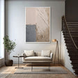 Textured Earthy Serenity | Beige Grey