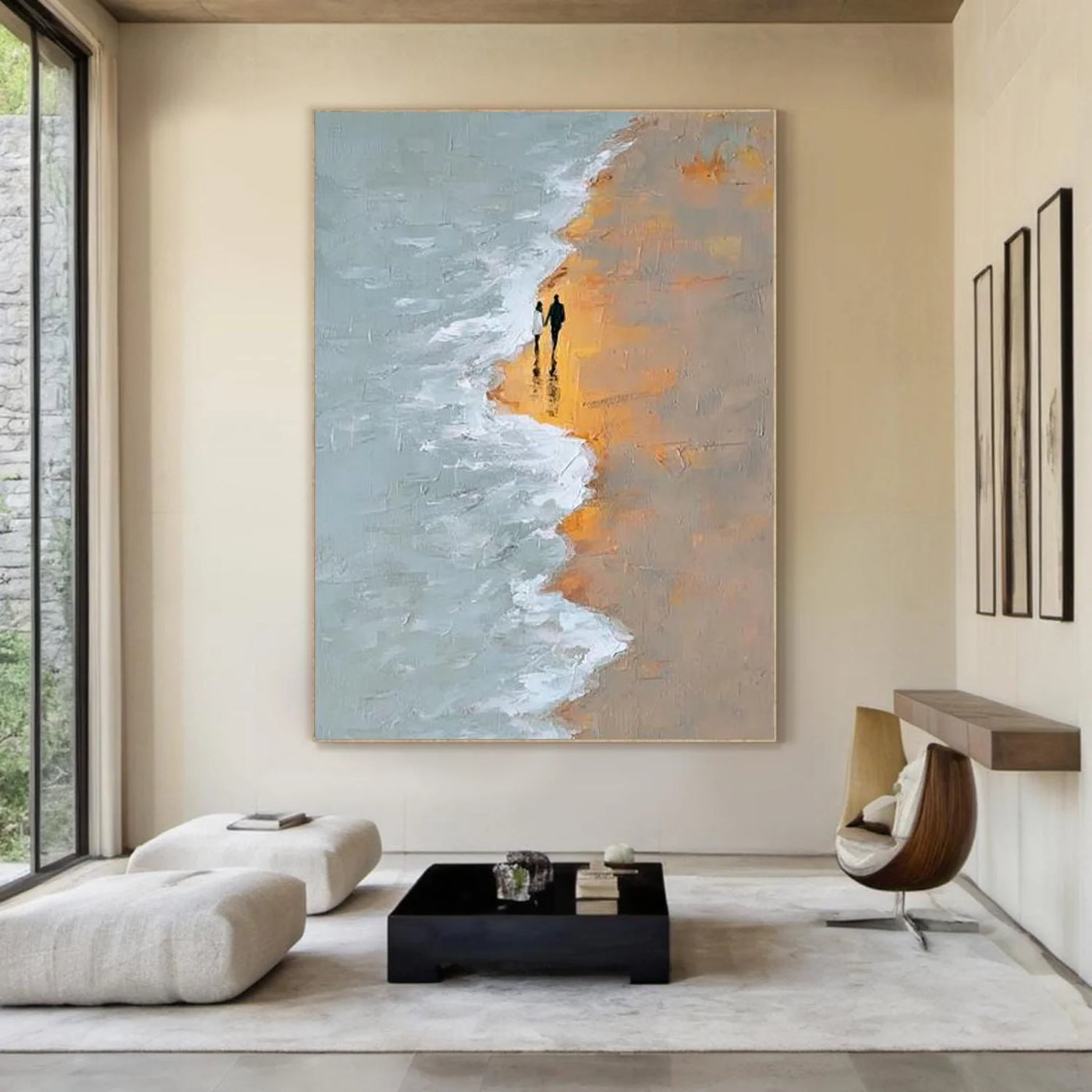 Ocean & Sky Abstract Wall Art #MO101