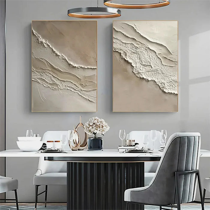 Ocean & Sky Textured Wall Art Set of 2 #MO040