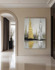 Textured Gilded Spires | Silver Sheen