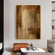Beige and Brown Abstract Wall Art  #AT105