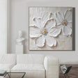 Flower & Tree Textured Abstract Wall Art #SF017
