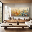 Flower & Tree Textured Abstract Wall Art #SF060