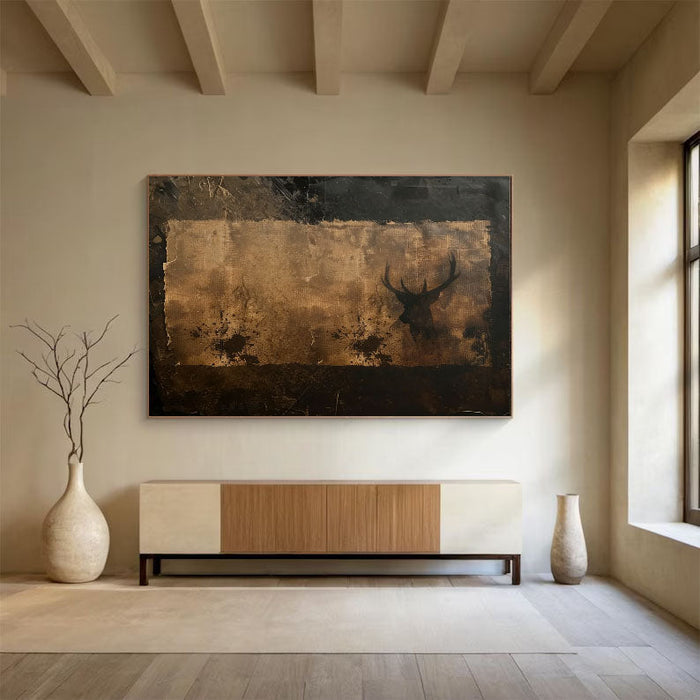 Aged Rustic Silhouette | Horned Shadow