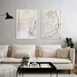 Wabi Sabi Abstract Wall Art Set of 2 #WT010