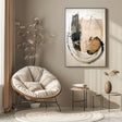 Textured Gilded Strokes | Neutral Hues