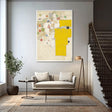 Textured Geometric Radiance | Sunlit Yellow