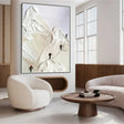 Skiing Sport Art Textured Canvas #PT004