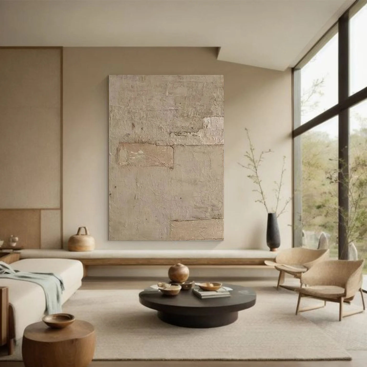 Wabi Sabi Abstract Wall Art #WT067