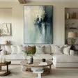 Green Abstract Wall Art  #AT126