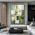 Green Abstract Texture Wall Art  #AT129
