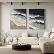 Ocean & Sky Textured Wall Art #MO097