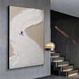 Skiing Sport Art Textured Canvas #PT014
