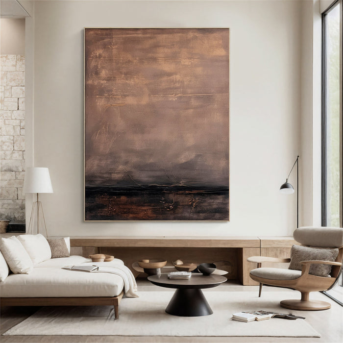 Textured Earthy Opulence | Brown Beige