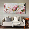 Flower & Tree Textured Abstract Wall Art #SF016