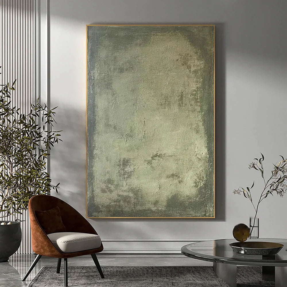 Green Abstract Wall Art  #AT064