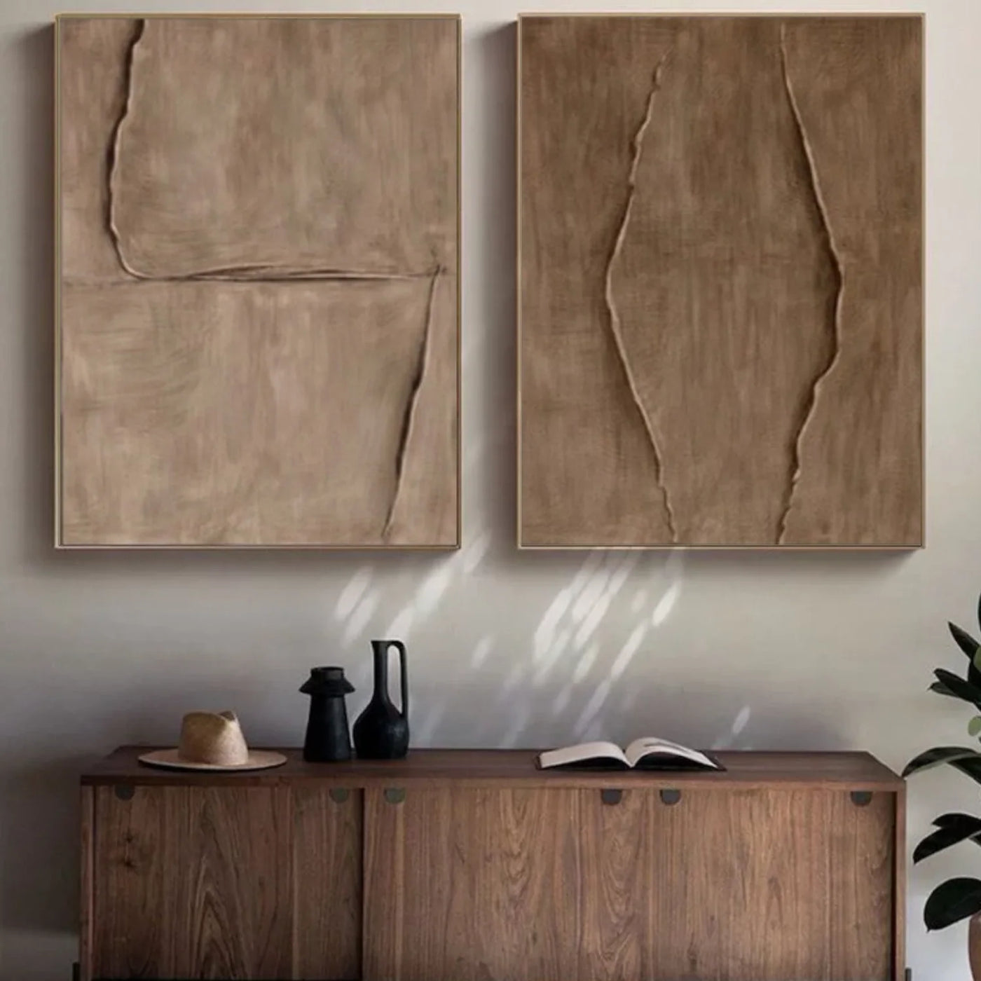 Minimalist Textured Wall Art Set of 2 #MT147