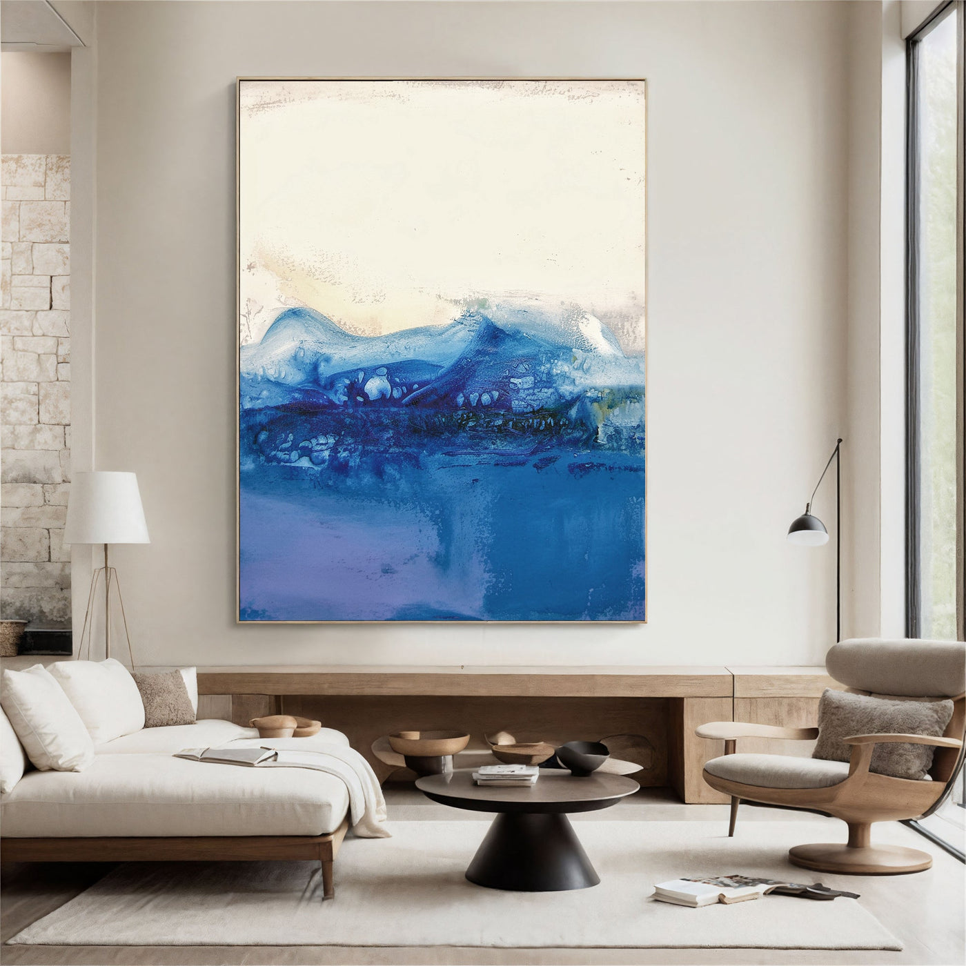 Textured Blue Rhythm | Tide Hues