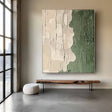 Green Minimalist Textured Wall Art #MT109