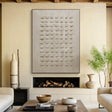 Beige and Brown Abstract Texture Wall Art #AT085