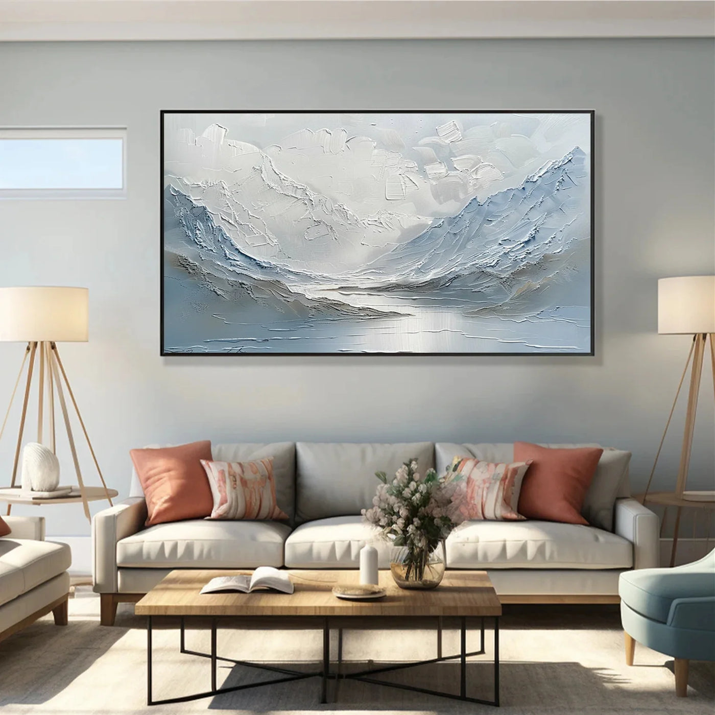 Mountain Textured Wall Art #MS042