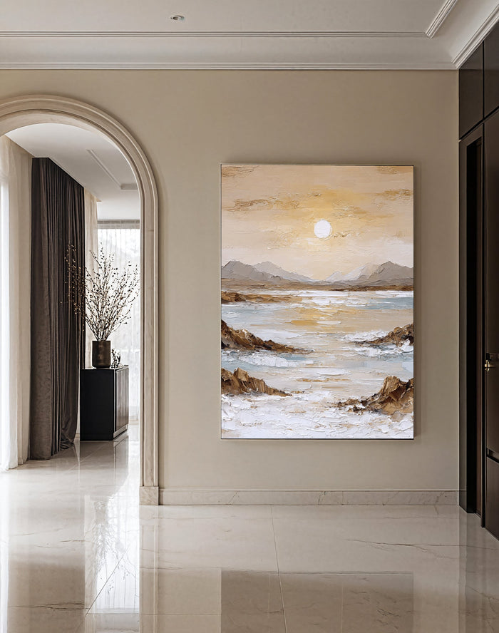Textured Seaside Opulence | Sunlit Shores