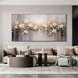 Flower & Tree Textured  Abstract Wall Art #SF063