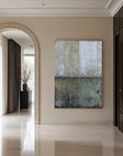 Textured Distressed Opulence | Teal Grays