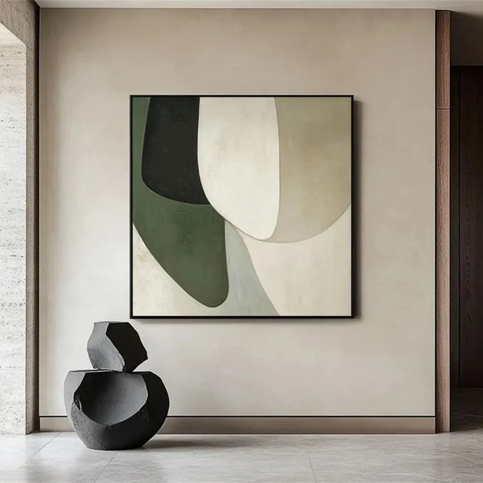 Green Abstract Wall Art  #AT074