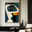 Abstract Portrait Textured Wall Art #PB001