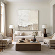 Beige and Brown Abstract Wall Art #AT167