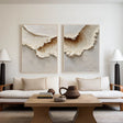 Ocean & Sky Textured Wall Art Set of 2 #MO074