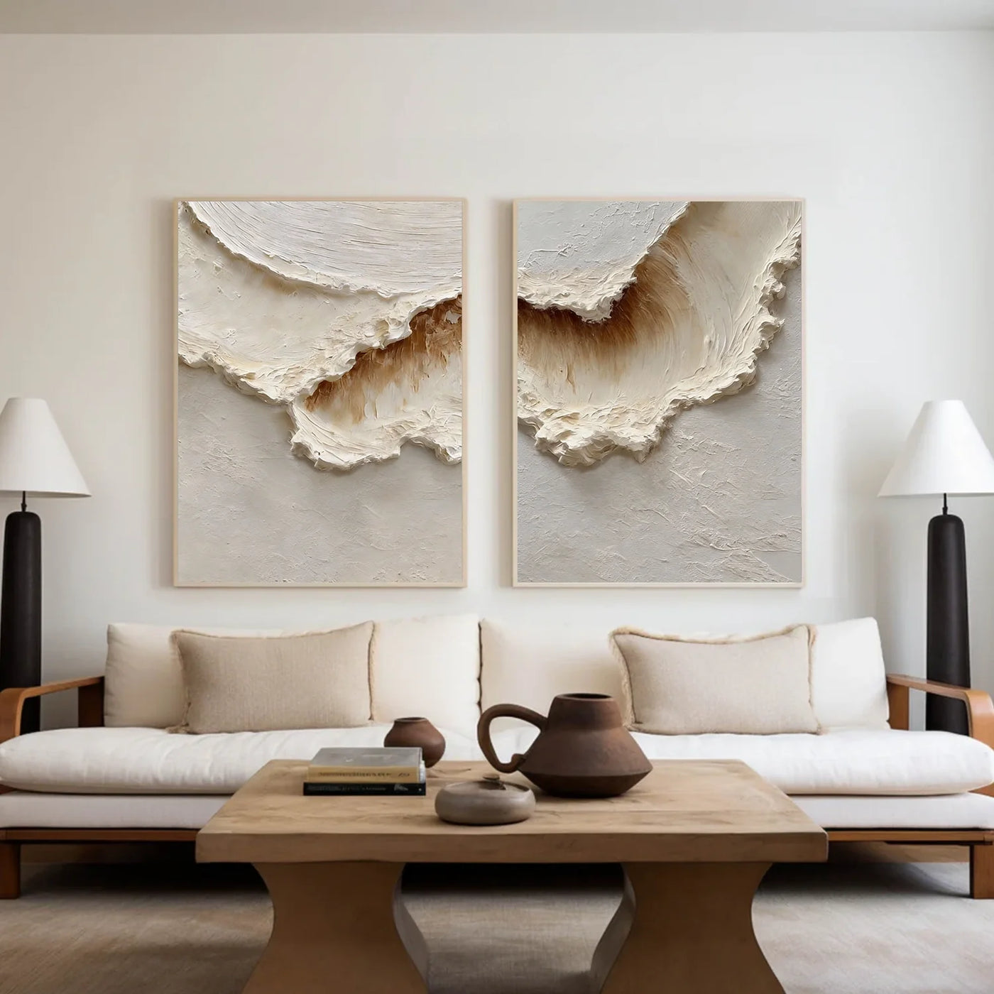 Ocean & Sky Textured Wall Art Set of 2 #MO074