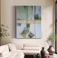 Textured Abstract Opulence | Sage Gold
